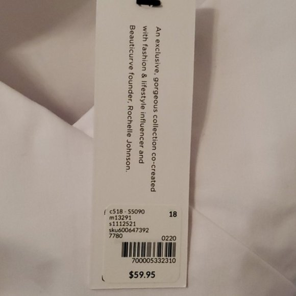 BeautiCurve Crossover Poplin Top - Picture 4 of 4